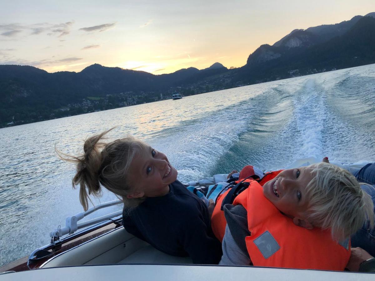 Wolfgangsee Seeblickplatzl 220 - Mit Tollem Seeblick! Strobl Eksteriør billede